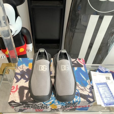 Dolce Gabana Stretch mesh Wave slip-on sneakers