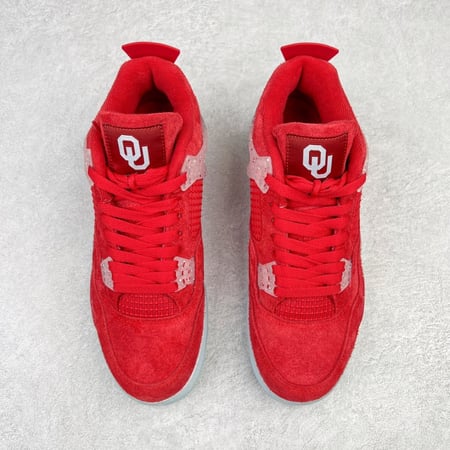 ‏Nike 4 Retro Oklahoma Sooners PE - Red - Low-top Sneakers