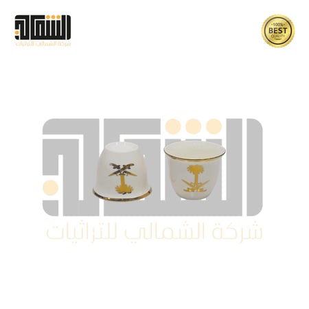 فناجيل سيفين ونخلة سيراميك حجم وسط