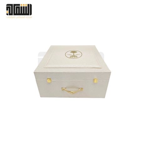 صندوق الإهداء الملكي مع مبخره بالاسم