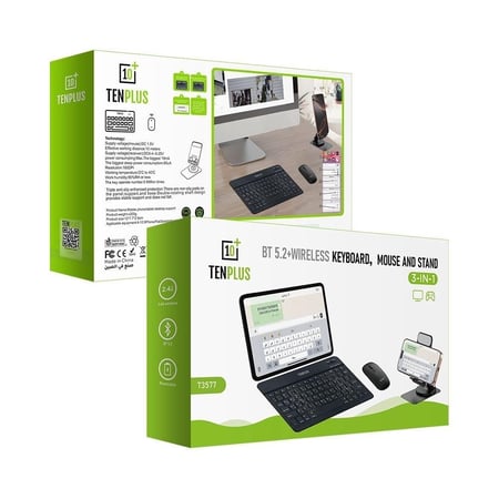 كيبورد و ماوس ستاند لاسلكي من TENPLUS 3*1