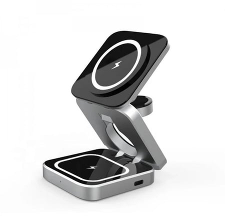 منصة شحن لاسلكي مغناطيسي تدعم الشحن السريع
