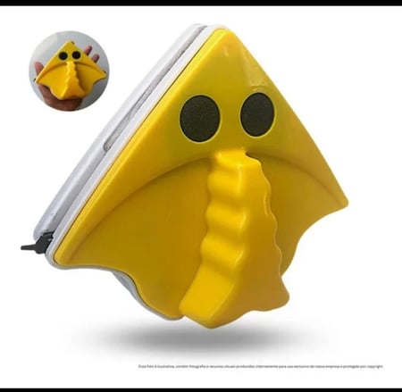 فرشاة تنظيف للنوافذ مزودة بمغناطيس