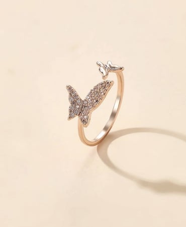 خاتم شكل فراشه