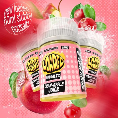 نكهة سولت لوديد تفاح كرز LOADED CRAN APPLE JUICE