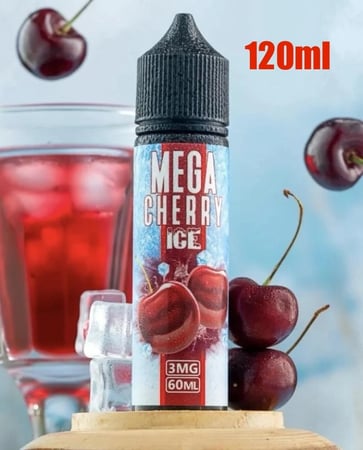 سي اكس فيب  نكهة ميجا كرز ايس MEGA CHERRY ICE 120ml