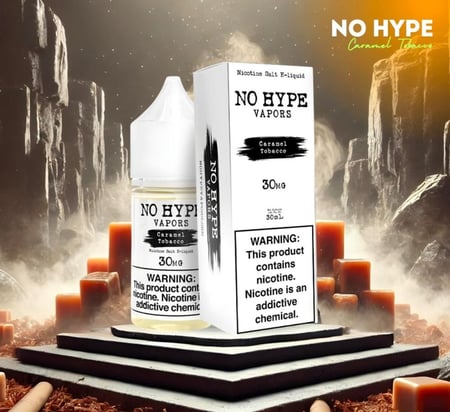 نكهة نوهايب كراميل توباكو سولت NO HYPE CARAMEL TOBACCO Salt 30ML
