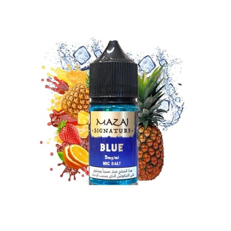 نكهة سقنيتشر ازرق من شركة مزاج 30مل - MAZAJ SIGNATURE BLUE 30ml