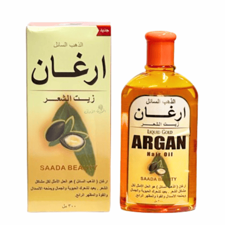 زيت الشعر ارغان الذهب السائل من سعادة بيوتي - 300 مل