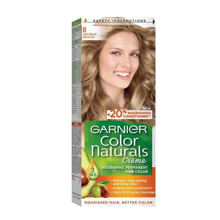 صبغة غارنييه كولور ناتشورالز صبغة شعر أشقر فاتح 8