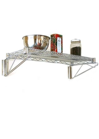 رفوف كروم علاقي 90سم *45سم