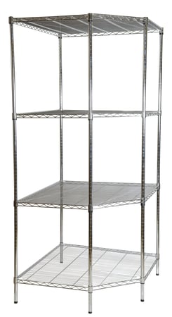 استاند رفوف كروم زاوية  العرض75سم×العمق45سم×الارتفاع200سم