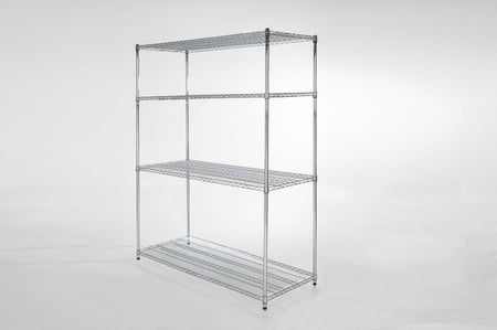 استاند رفوف كروم العرض60سم×العمق45سم×الارتفاع200سم