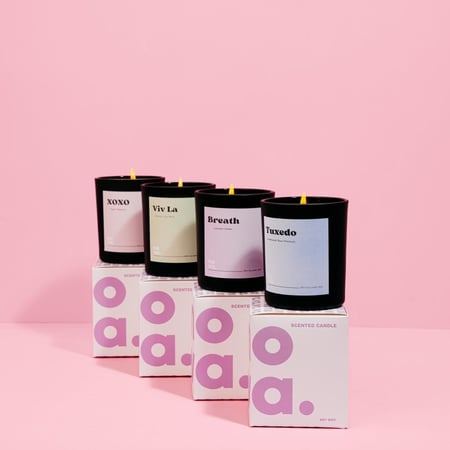 nova candle - set of 4