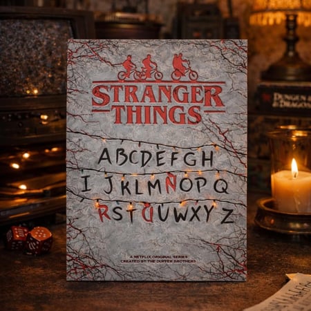 Stranger Things لوحة منحوته ثلاثية الأبعاد