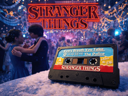 Stranger Things Cassette Mike Elfi Teil decor