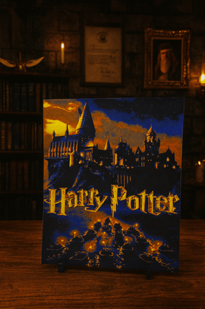 لوحة حائط فنية لقصر هاري بوتر – سحر هوجورتس في ديكورك