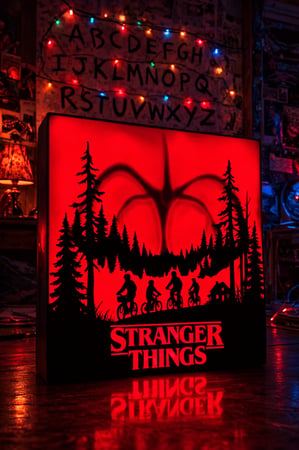 بوكس اضاءة stranger things