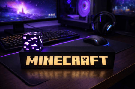 ديكور مضيء Minecraft – بإضاءة مكعب بيكسل مميز لعشاق ماينكرافت