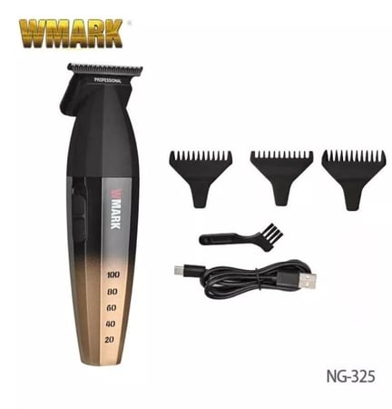 ماكينة قص الشعر الاحترافية WMARK NG-325 بسرعة 9000 دورة في الدقيقة مع شفرة DLC وشاشة رقمية