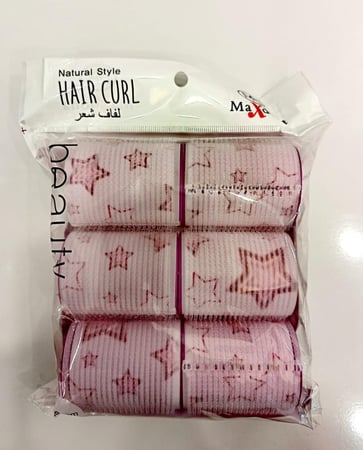 لفائف شعر سحريه 6 قطع ماكس دونا 50mm