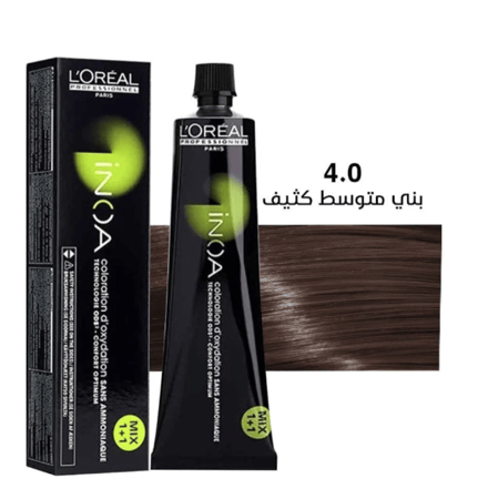 صبغة لوريال انوة بني متوسط رقم 4.0