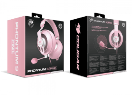 COUGAR Phontum Essential Stereo Gaming Headset (Pink)