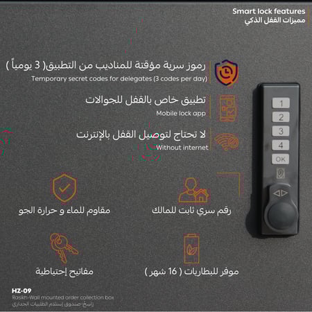 صندوق حارز الجديد موديل سهل يتسع للطرود المتعددة وطلبات التوصيل ا
