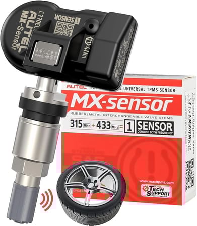 جهاز استشعار ضغط الاطارات Autel TPMS MX 'كروم'