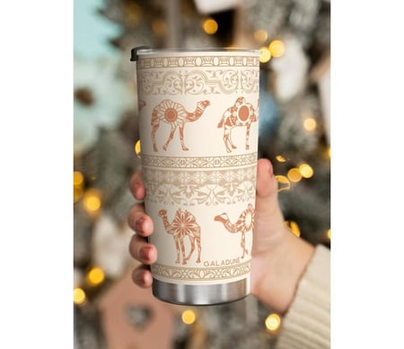 كوب قهوة للسفر  بني ،جمل