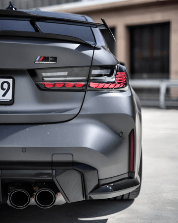 BMW G20/G28/G80 3 Series/M3 2019-2022 شمعات خلفية غامق مطورة تقنية OLED