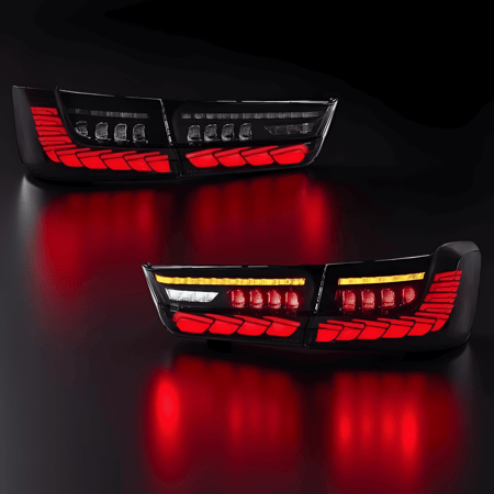 BMW G20/G28/G80 3 Series/M3 2019-2022 شمعات خلفية غامق مطورة تقنية OLED