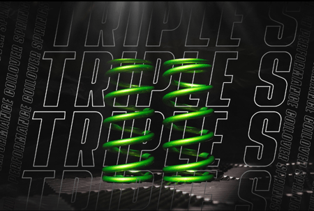 يايات Triple S المطورة لجميع الموديلات مقاس 200mm ID65 (قطعتين)