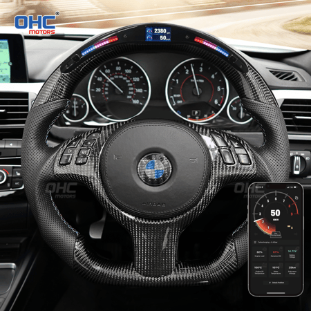 BMW 3/5 Series, M3/M5/X3/X5 (1995+ E Gen) دركسون LED كاربون فايبر قابل للتخصيص (تفصيل)