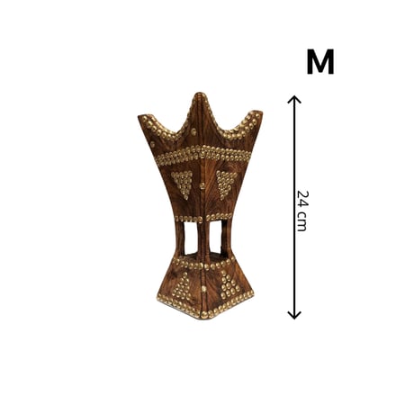 مبخرة حايلية - صناعة يدوية خشب الأثل -طراز نجدي مثلث - مقاسات متنوعة - موديل 3001