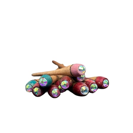 مرود خشبي كرستالة  - أداة  كحل للعين - موديل 5005