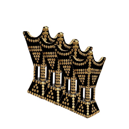 مبخرة صناعة سوري يدوي ثقيل - مخمل مثلث لون بني موديل 1005