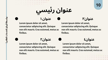 قالب بوربوينت -رقم الصنف A14