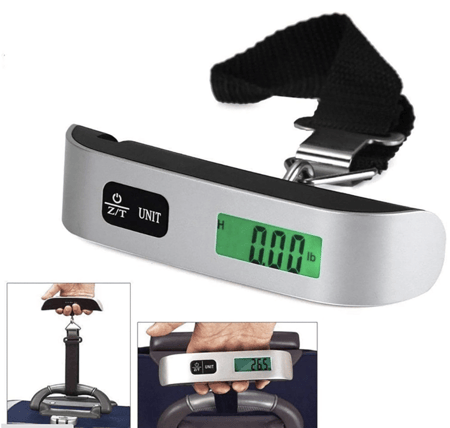 ميزان أمتعة رقمي معلق محمول باليد للسفر