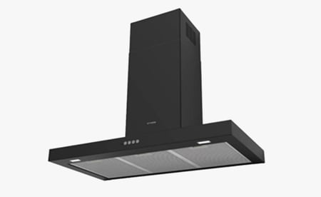 شفاط T تركي 90 سم أسود