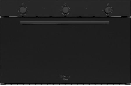 فرن 90 سم كهرباء 6 وظائف كرستال اسود