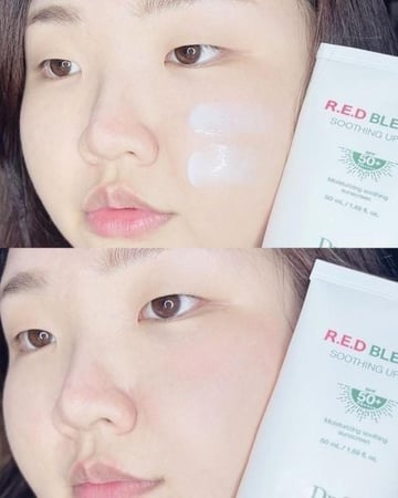 Dr g red BLEMISH sunscreen واقي شمس للبشرات المعرضة للحبوب واقي شمس