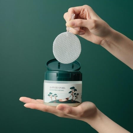 round lab pine calming cica pad تونر بادز راوند لاب