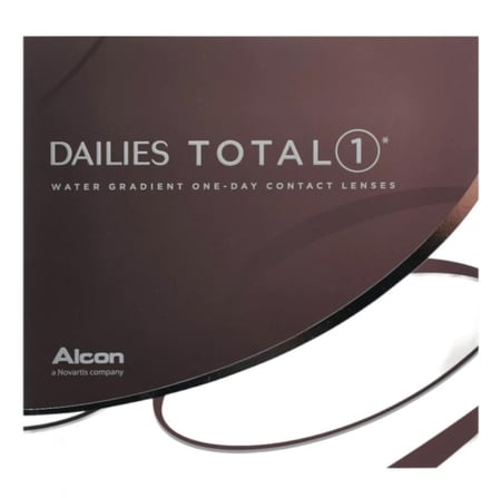 عدسات ديليز توتال ون شفافة يومية عبوة توفيرية تحتوي ٩٠ عدسة DAILIES TOTAL 1 LENSES