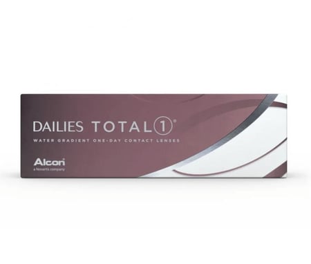 عدسات ديليز توتال ون شفافة يومية ٣٠ عدسة  DAILIES TOTAL 1 LENSES
