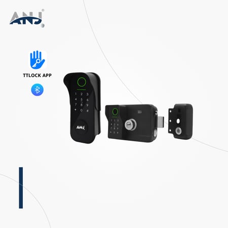 قفل ذكي مزدوج ANJ لباب الشارع