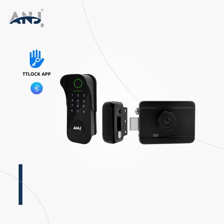 قفل ذكي مفرد ANJ لباب الشارع