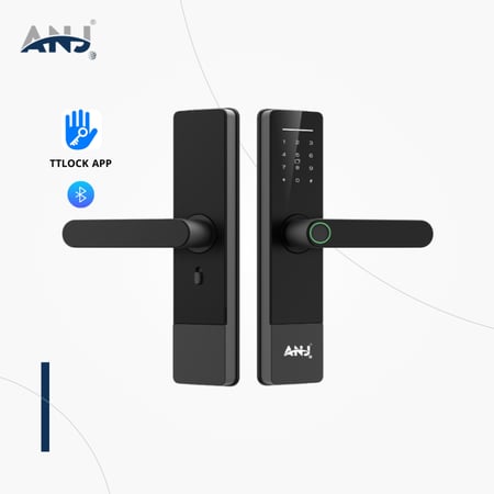 قفل ذكي ANJ لباب داخلي & خارجي (صغير)