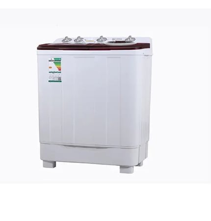 GSTT80TR جنرال سوبريم , غسالة نصف أوتوماتيك حوضين ,8 كجم ,ابيض/أحمر , GSTT80TRGSTT80TR  General Supreme, Twin Tub Semi-Automatic Washing Machine, 8 kg, White/Red, GSTT80TR