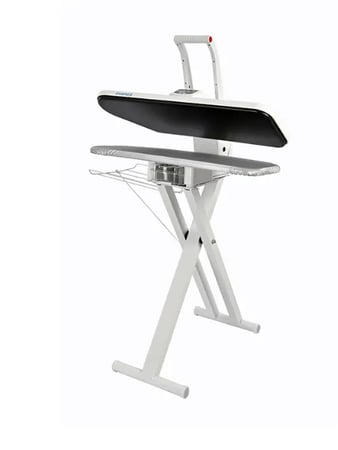 GSSP32S جنرال سوبريم كاوية بخار كبس، 32 انش ، مع حامل(ستاند)، 1600 واط، ابيضGSSP32S General Supreme Steam Press Iron, 32-inch, with Stand, 1600 Watts, White